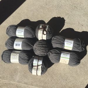 10 skeins of Willow “Burrow” yarn in color “Woolen”